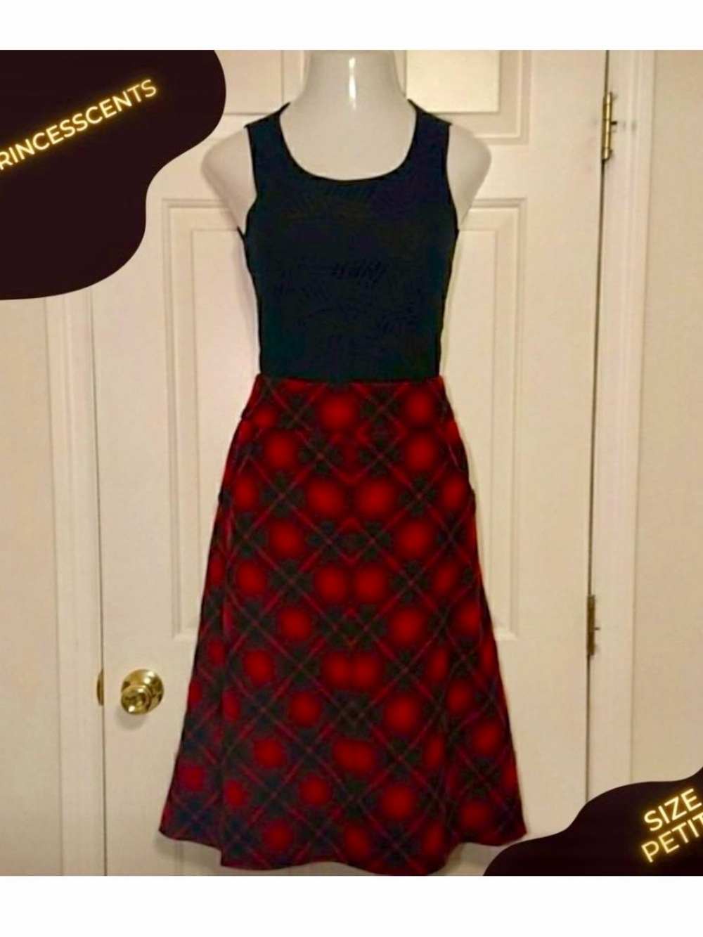 ✨ Pendleton Petite Virgin Wool Plaid A-Line Skirt ✨